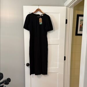 Boden Classic Black Midi Dress